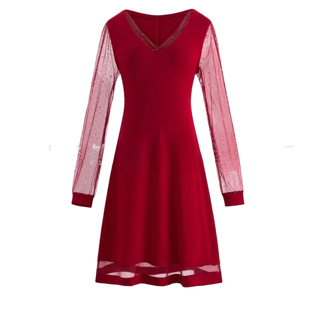 LILA™ - Lace Sleeve Dress - Maison Léa &amp; Lou