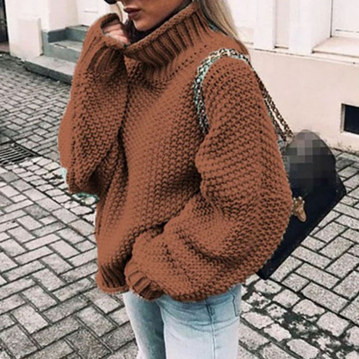 Beatrix | Oversized Chunky Turtleneck Jumper - Maison Léa &amp; Lou