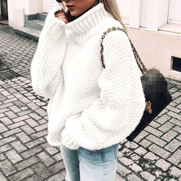 Beatrix | Oversized Chunky Turtleneck Jumper - Maison Léa &amp; Lou