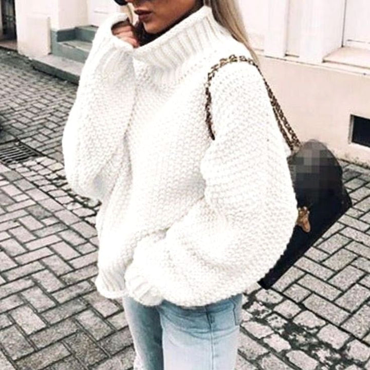 Beatrix | Oversized Chunky Turtleneck Jumper - Maison Léa &amp; Lou