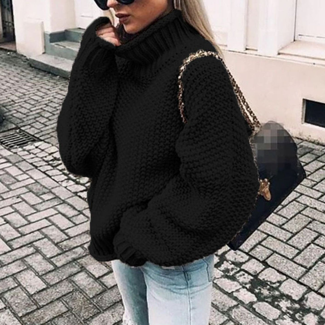 Beatrix | Oversized Chunky Turtleneck Jumper - Maison Léa & Lou