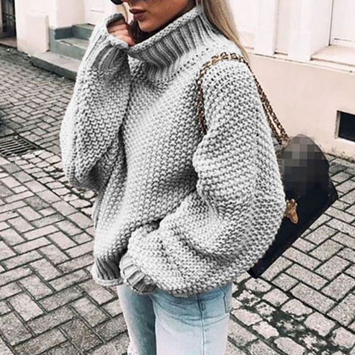 Beatrix | Oversized Chunky Turtleneck Jumper - Maison Léa &amp; Lou