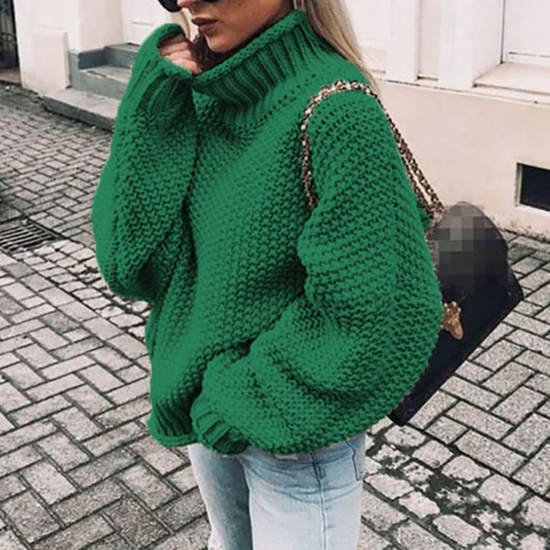 Beatrix | Oversized Chunky Turtleneck Jumper - Maison Léa &amp; Lou