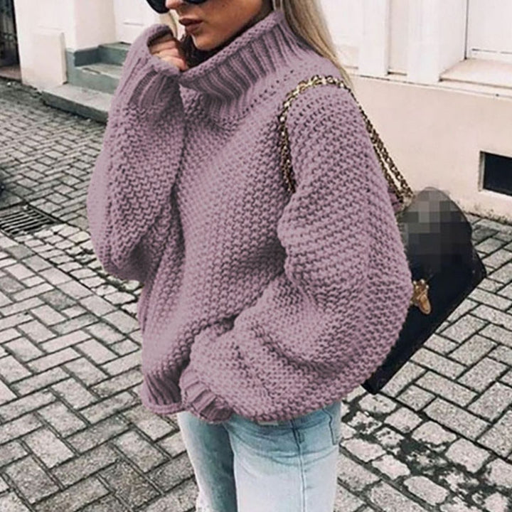 Beatrix | Oversized Chunky Turtleneck Jumper - Maison Léa &amp; Lou