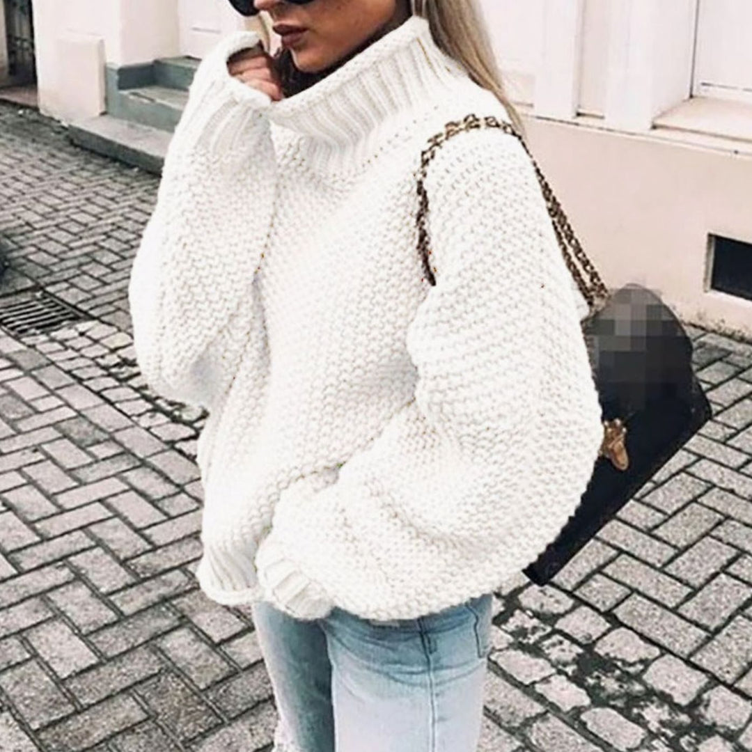Beatrix | Oversized Chunky Turtleneck Jumper - Maison Léa &amp; Lou