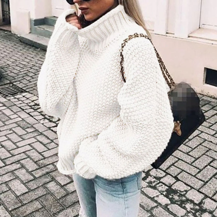 Beatrix | Oversized Chunky Turtleneck Jumper - Maison Léa &amp; Lou